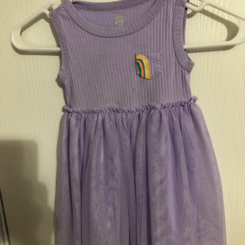 Girls Toddler Wonder Nation Dress with Ruffles Dress